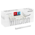 Cutie cu 200 de tuburi pentru tigari albe cu filtru cu carbon Winston White Multifilter
